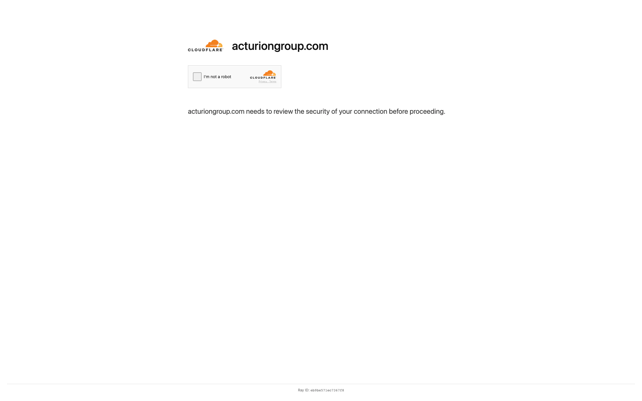 Acturion homepage screenshot — WordPress + Elementor project by Adnan Khan