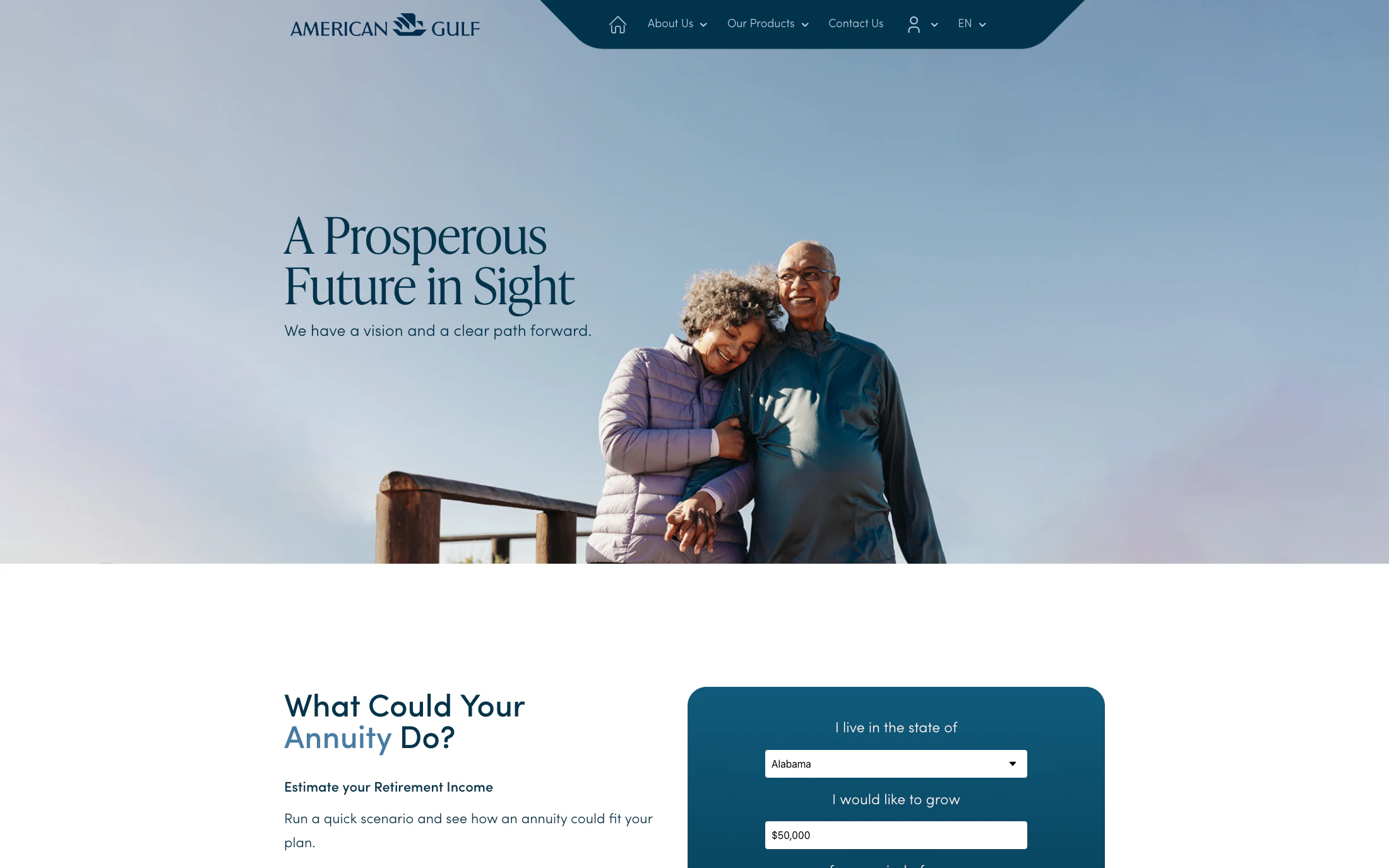 American Gulf homepage screenshot — WordPress + Elementor project by Adnan Khan
