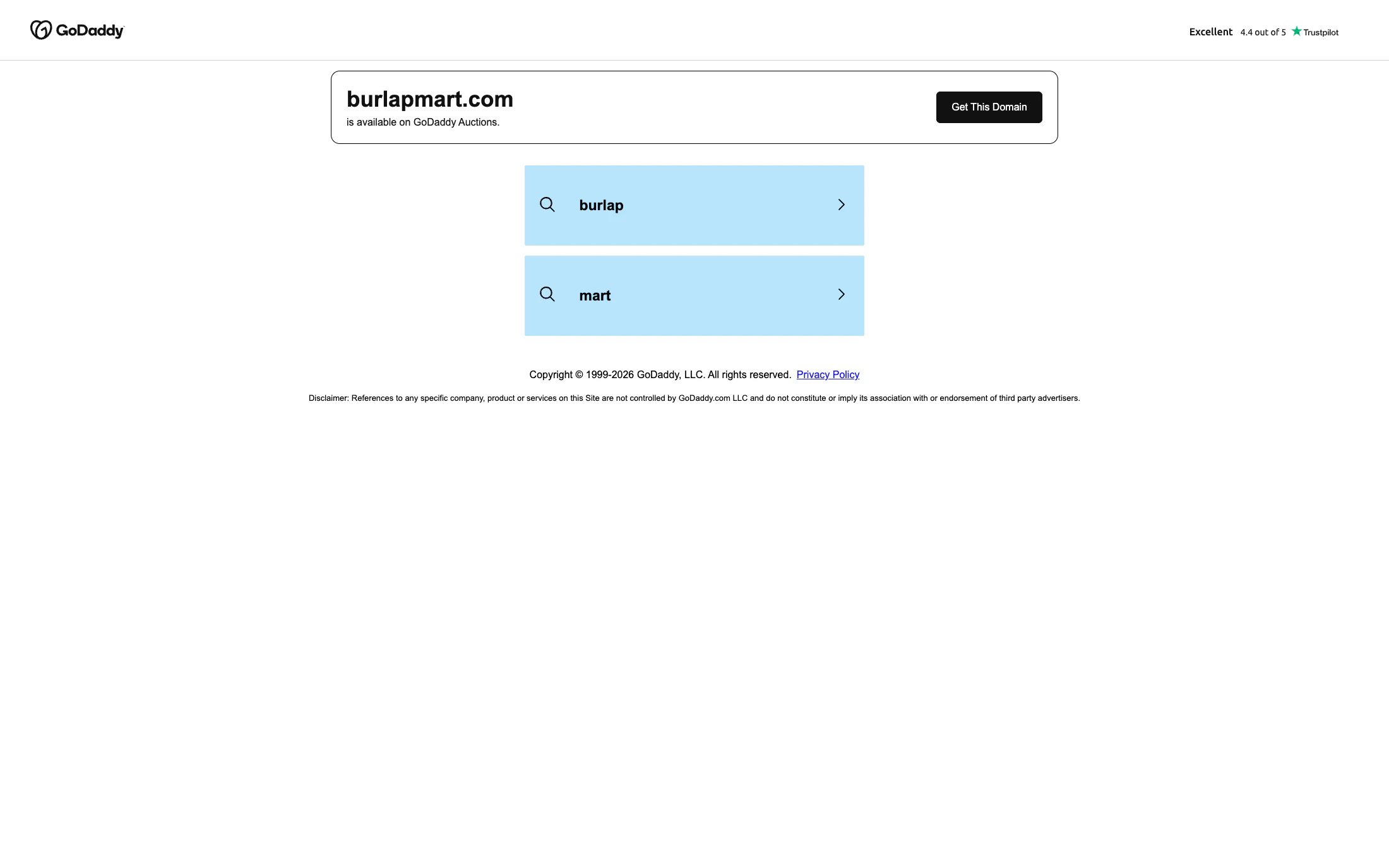 BurlapMart homepage screenshot — WooCommerce project by Adnan Khan