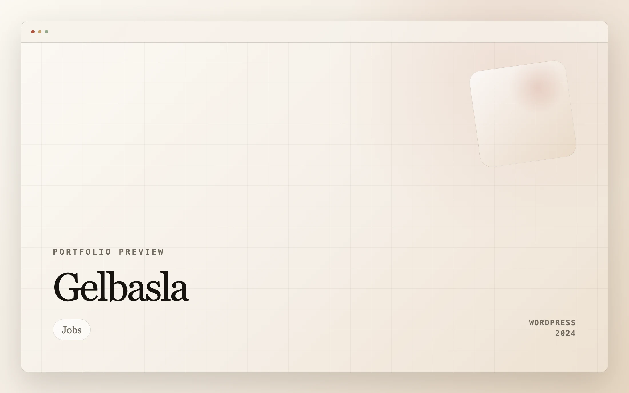 Gelbasla homepage screenshot — WordPress project by Adnan Khan