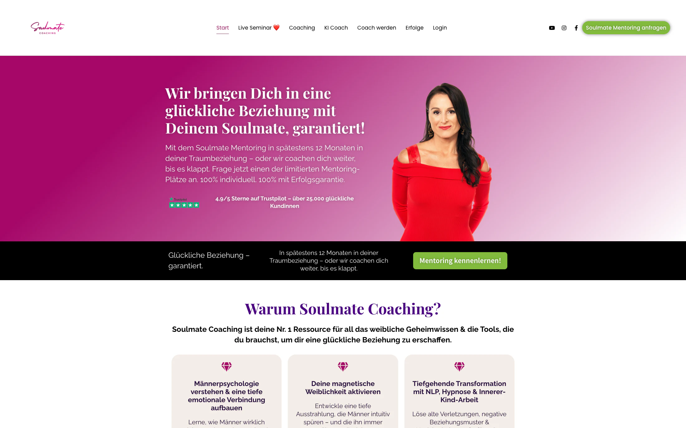 Liebestipps homepage screenshot — WordPress + Divi project by Adnan Khan