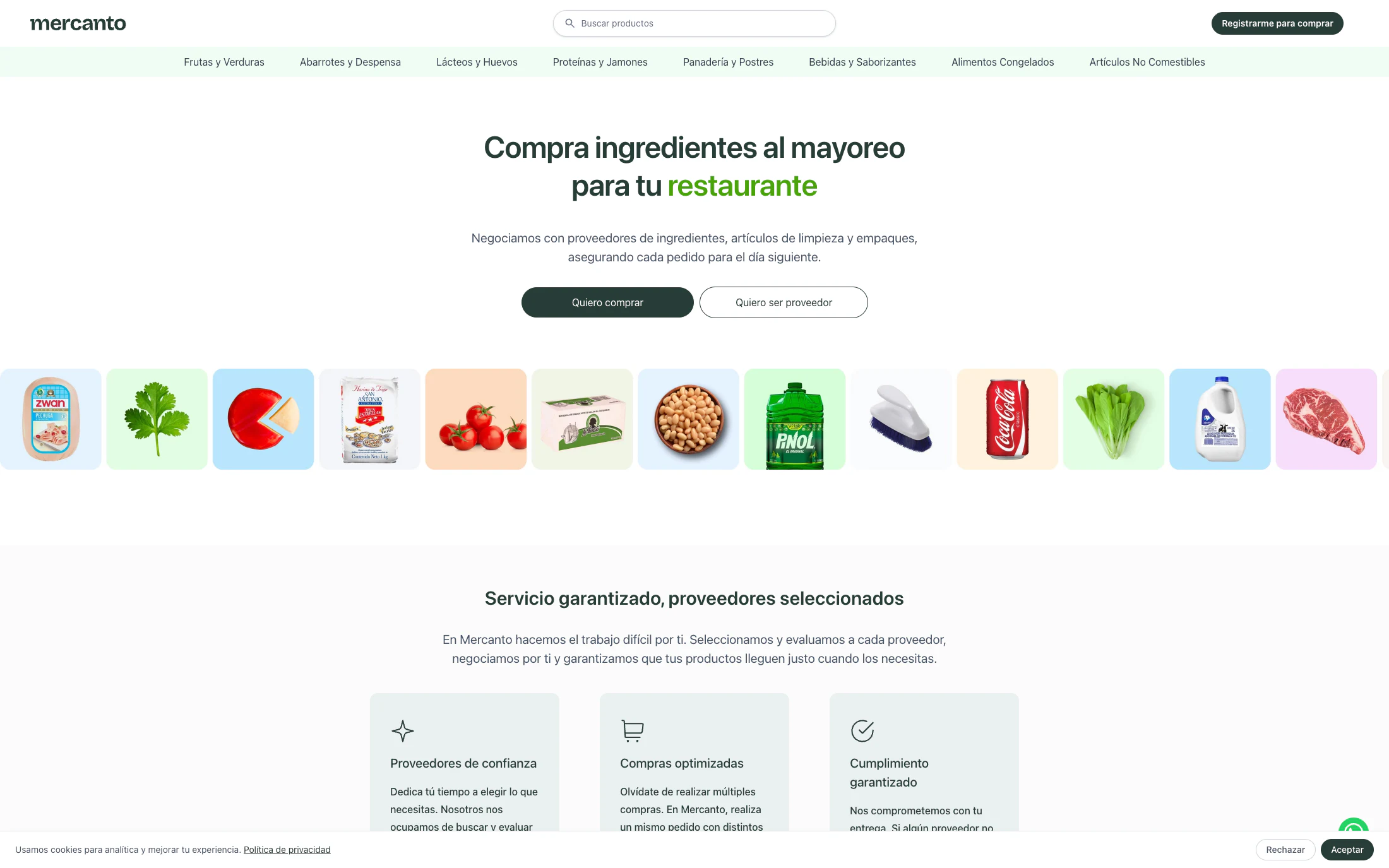 Mercanto homepage screenshot — WordPress + WooCommerce project by Adnan Khan