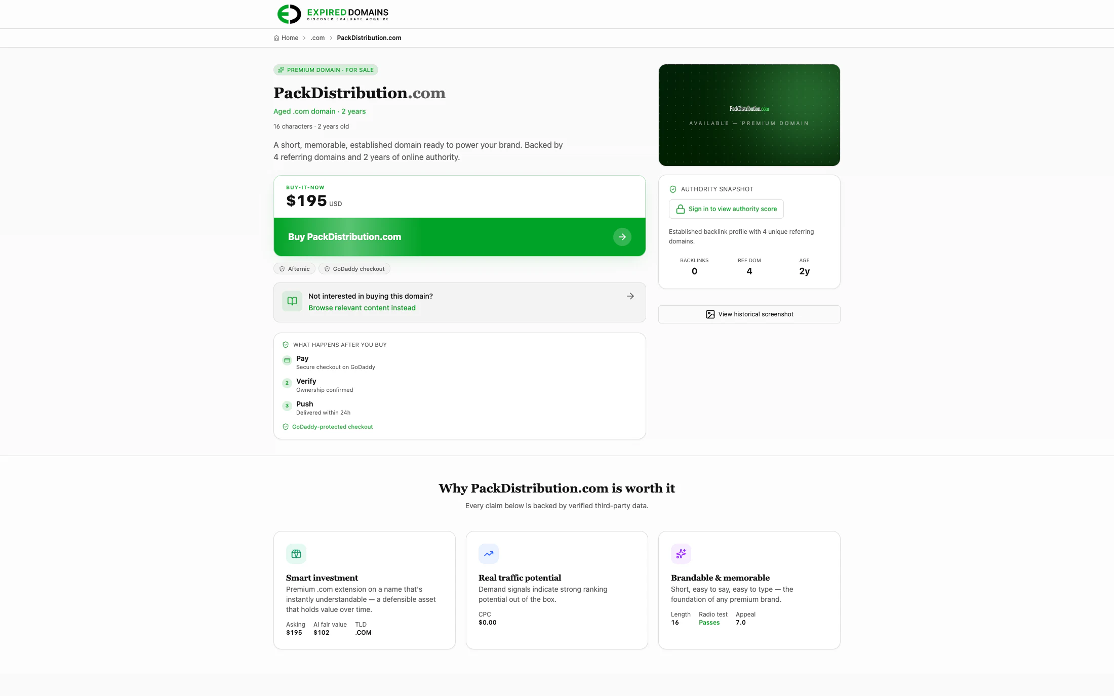Pack Distribution homepage screenshot — WooCommerce project by Adnan Khan
