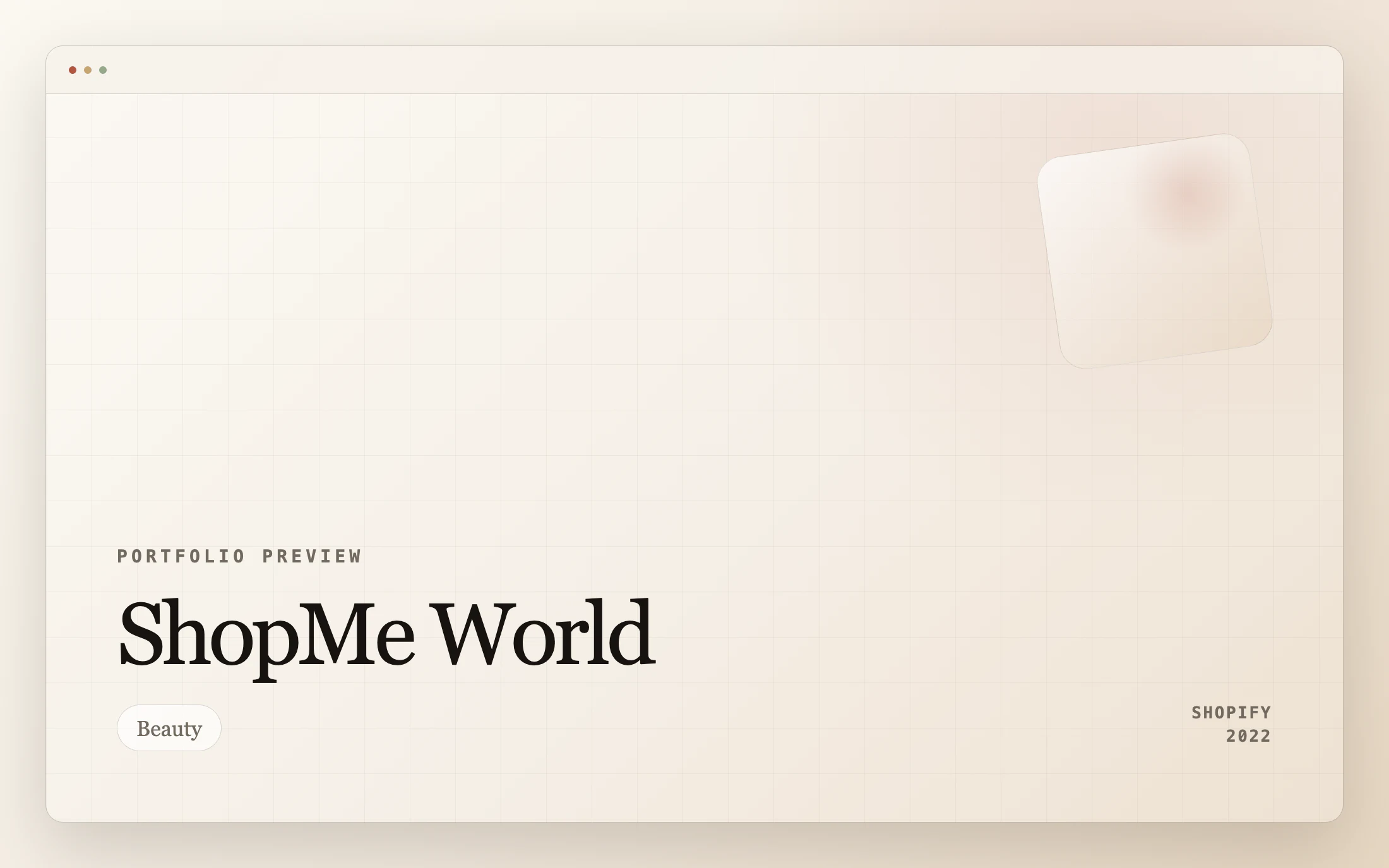 ShopMe World homepage screenshot — Shopify project by Adnan Khan