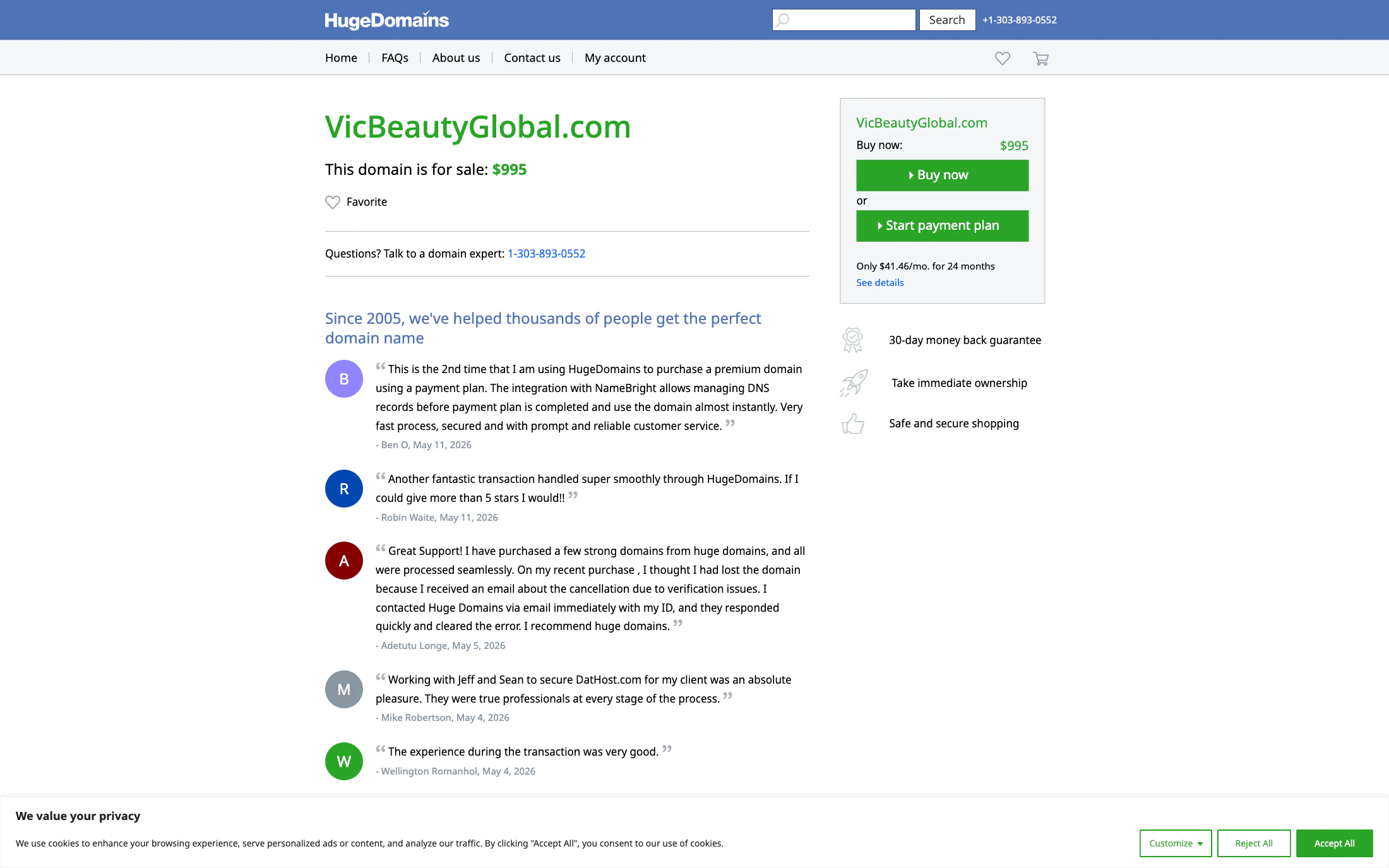 Vic Beauty Global archived WordPress beauty ecommerce website design by Adnan Khan